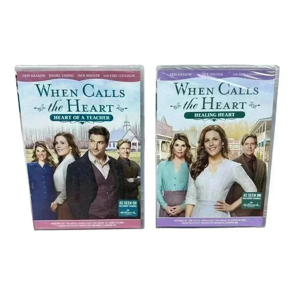Lot Of 2 NEW SEALED When Calls The Heart, Healing Heart & Heart Of A Teacher - Picture 1 of 4